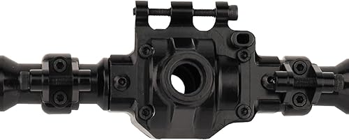 Miniatura 6 de ZXYRC Aluminio CNC integrado Portal Eje Vivienda Frontal Intermedio Trasero para 110 RC Crawler TRX6 G63 6x6 Actualización Piezas (negro)
