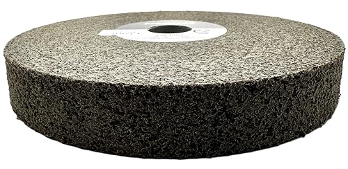 Image of EXL PRO Convolute Deburring Polishing Wheel - 7 inch x 1 inch x 1 inch 9S Fine Silicon Carbide - Professional Grade - Metal Deburring, Finishing and Polishing Wheel - (1 Pack)