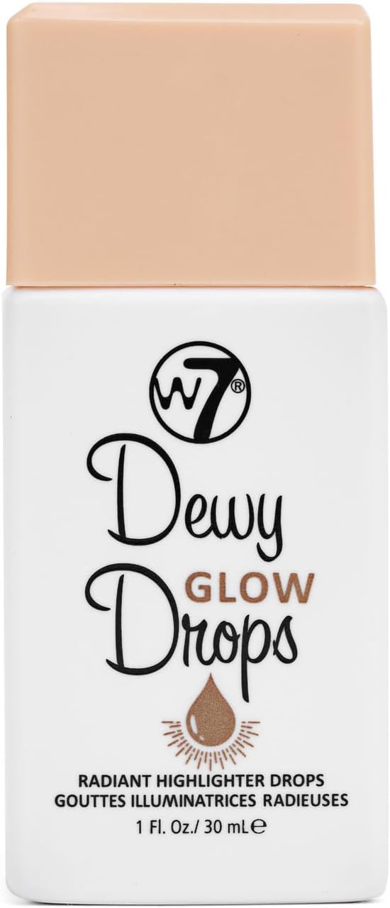 W7 Dewy Glow Drops – Liquid Highlighter Drops For Glowing Skin & A Radiant Finish