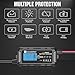 ECO-WORTHY 12V 5A Automatic Smart Battery Charger and Maintainer LCD Display for Lead Acid and Lithium (LiFePO4) Battery