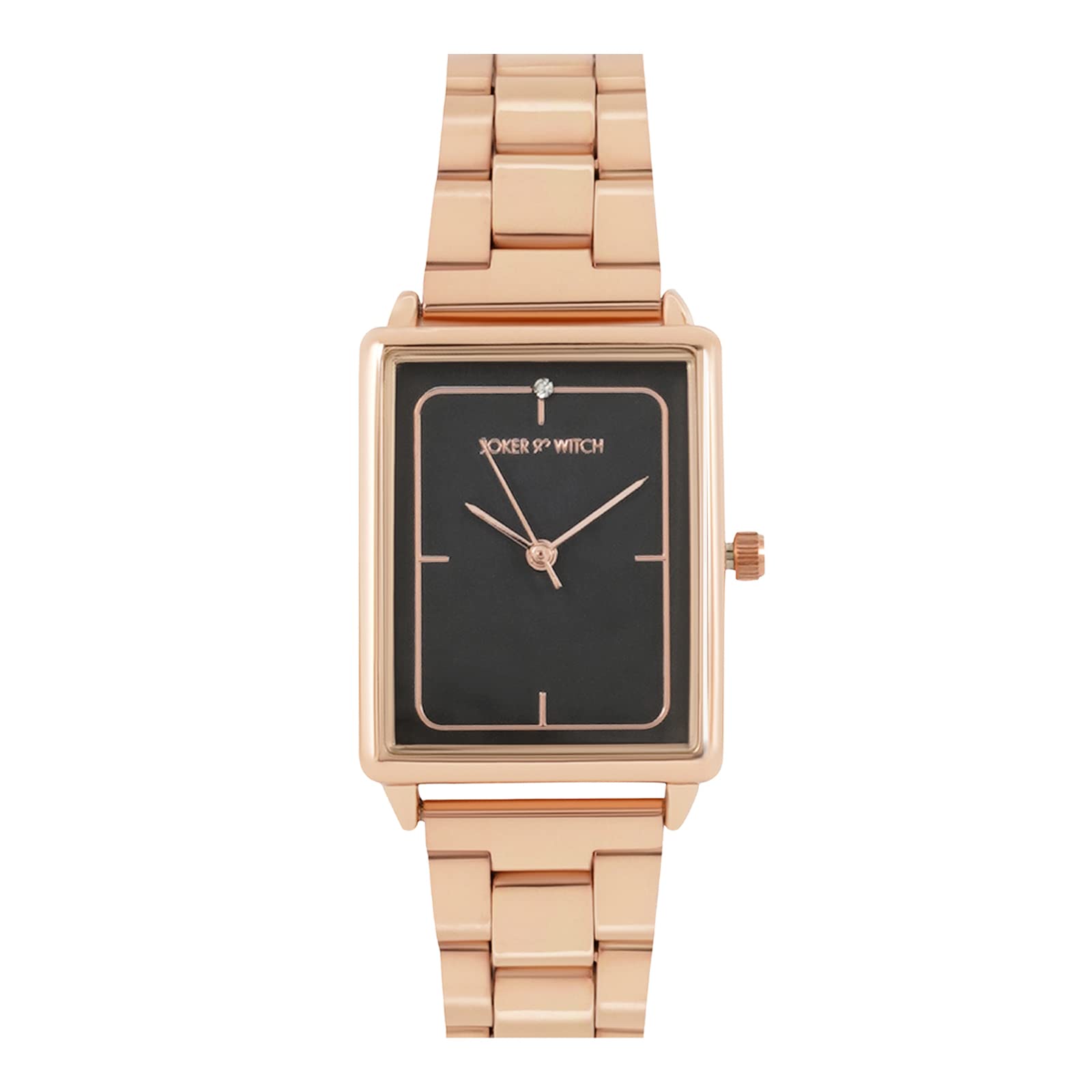 Joker & Witch Quad White Dial Rose Gold Silver Stainless Steel Analogue Watch for Women (B0BBFJ141Z) Amazon Price History, Amazon Price Tracker