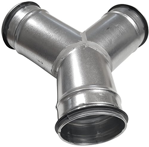 Intelmann Wickelfalzrohr Y-Stück Ø 100 Hosenstück