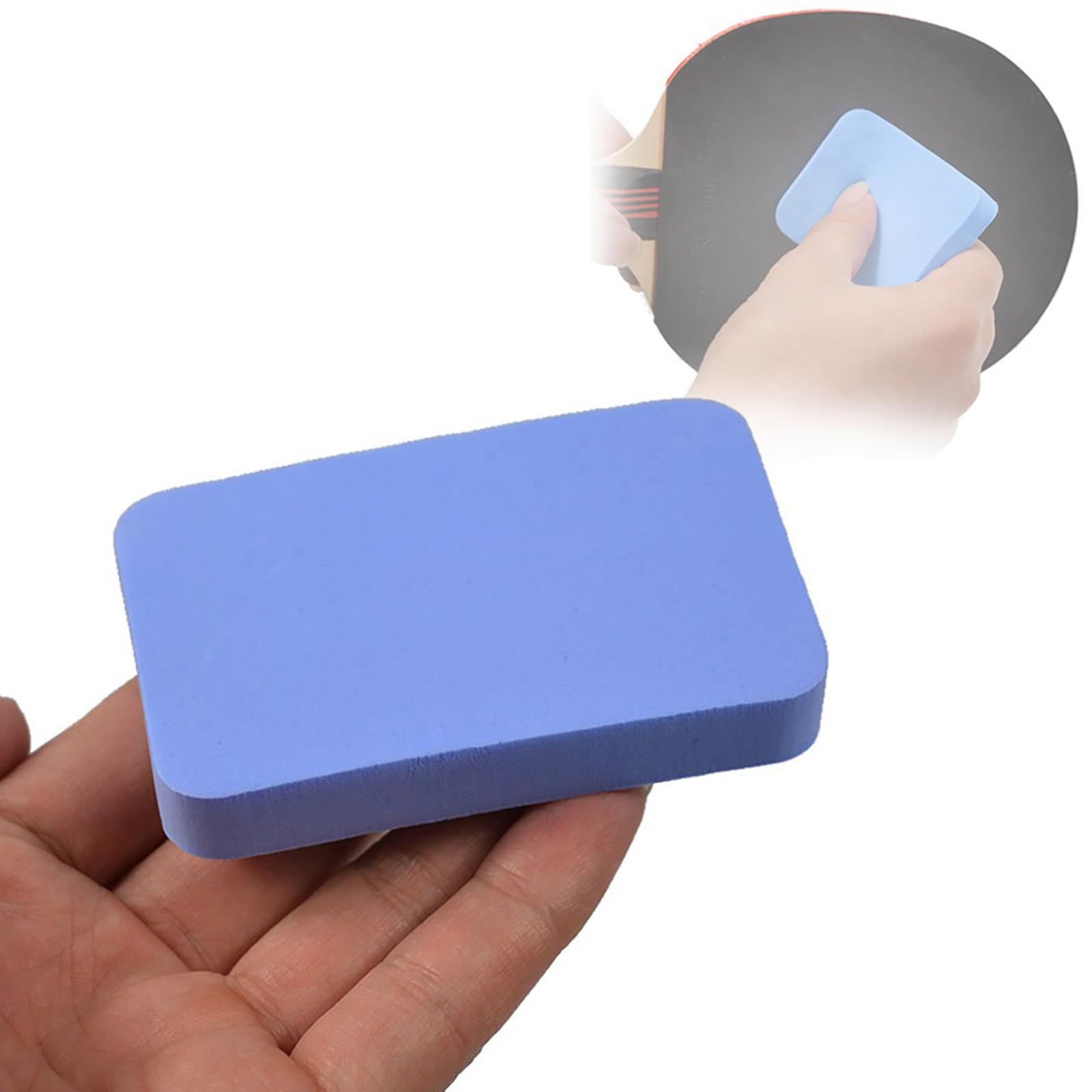 YPBEW 2Pcs Professional Table Tennis Rubber Cleaner Table Tennis Rubber Sponge Table Tennis Rackets Rubber Care Part