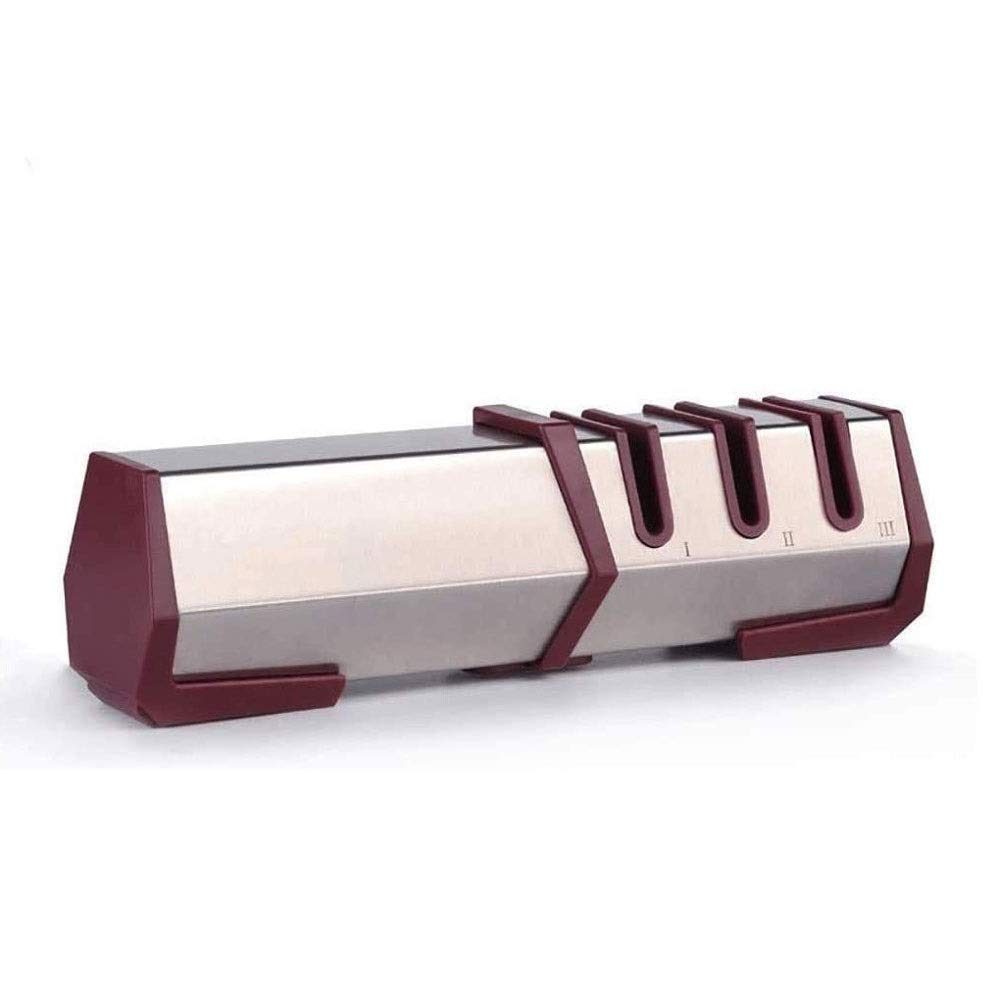 Kitchen Knife Sharpener 3-Stage Chef Knife Sharpener Restore Dull Knife for A Sharp Edge Safely and Easy to