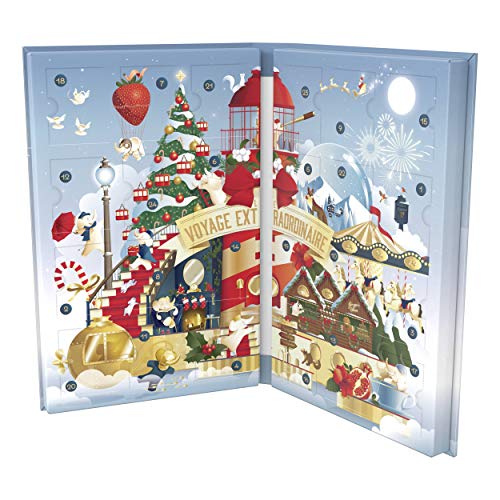 51kCaiZlbRL Elephant Calendrier de l'Avent, Assortiment de 48 sachets d'Infusions Aromatisées et Non-Aromatisé