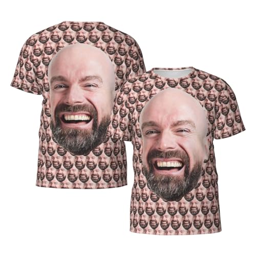 Custom Face Shirt Personalized Create Your Own Shirt with Photo Image Customized Shirts for Men Women 6