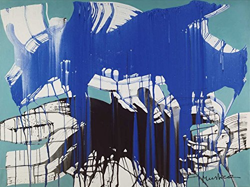 Toile tendue sur bois - BARS GIOVEDI 24 AGOSTO 2006 Mustica Nino - Image horizontale abstraite Giovedi 24 AOSTO 2006 - Impression artistique 31_X_42_in