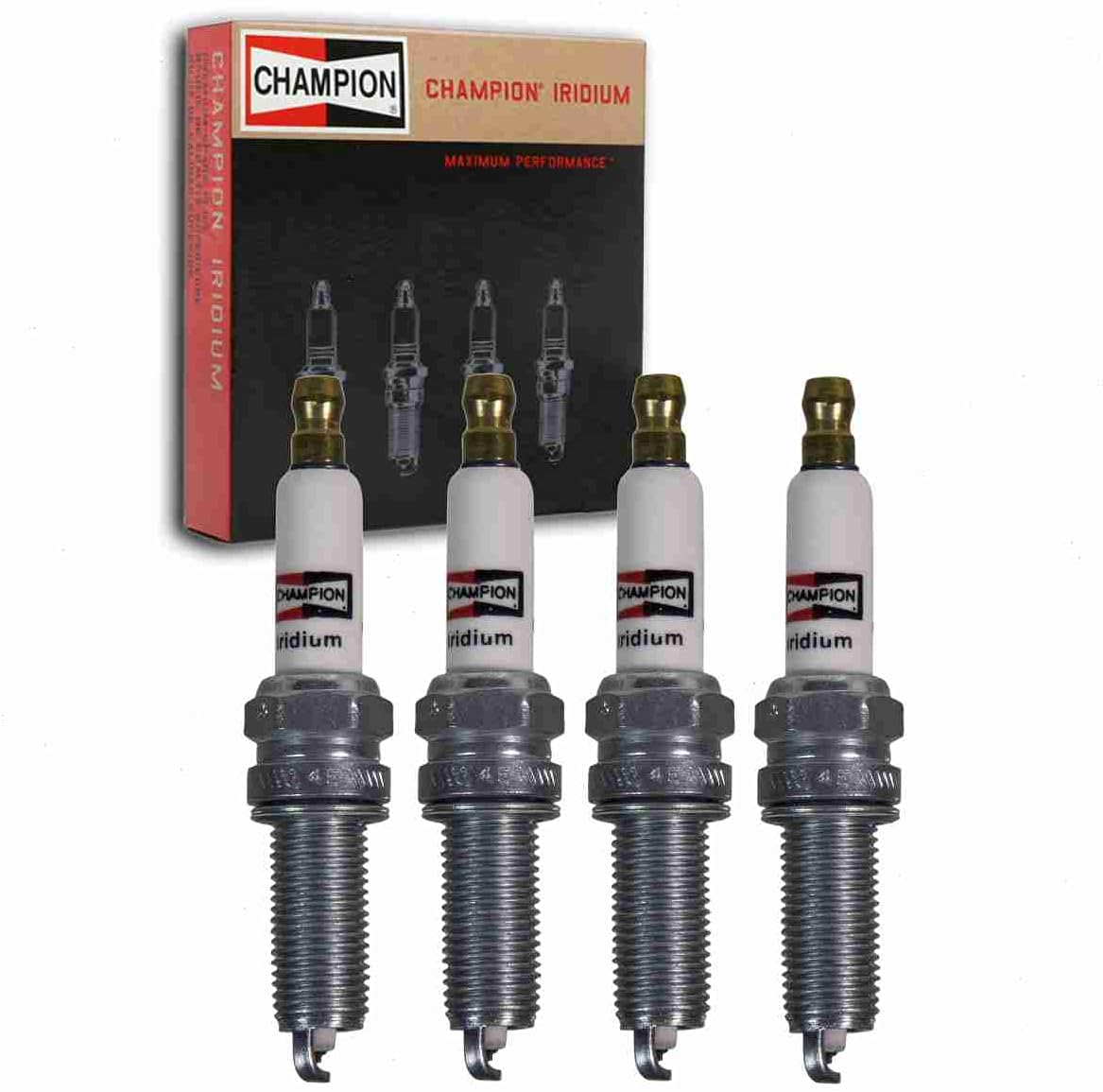Sixity Auto4 pc Champion Iridium Spark Plugs compatible with Hyundai Santa Fe Sport 2.4L L4 2013-2016