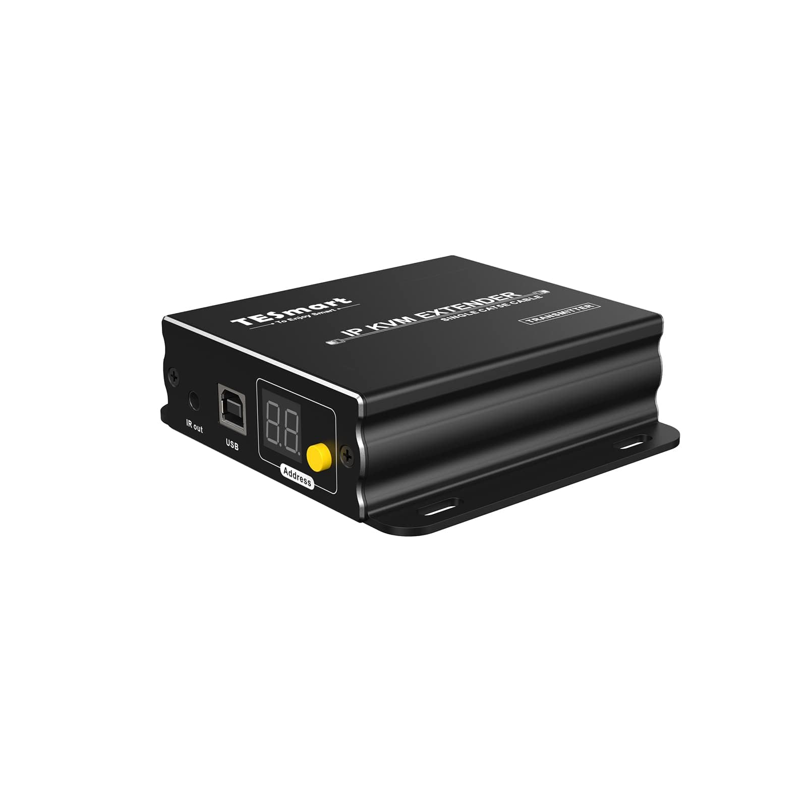 TESmart Extender KVM HDMI Stable Multipoint à Multipoint 1080P 60Hz sur un Simple Câble Cat5e/6 jusqu'à 120m/393ft, Support Souris et Clavier (Émetteur Seulement)