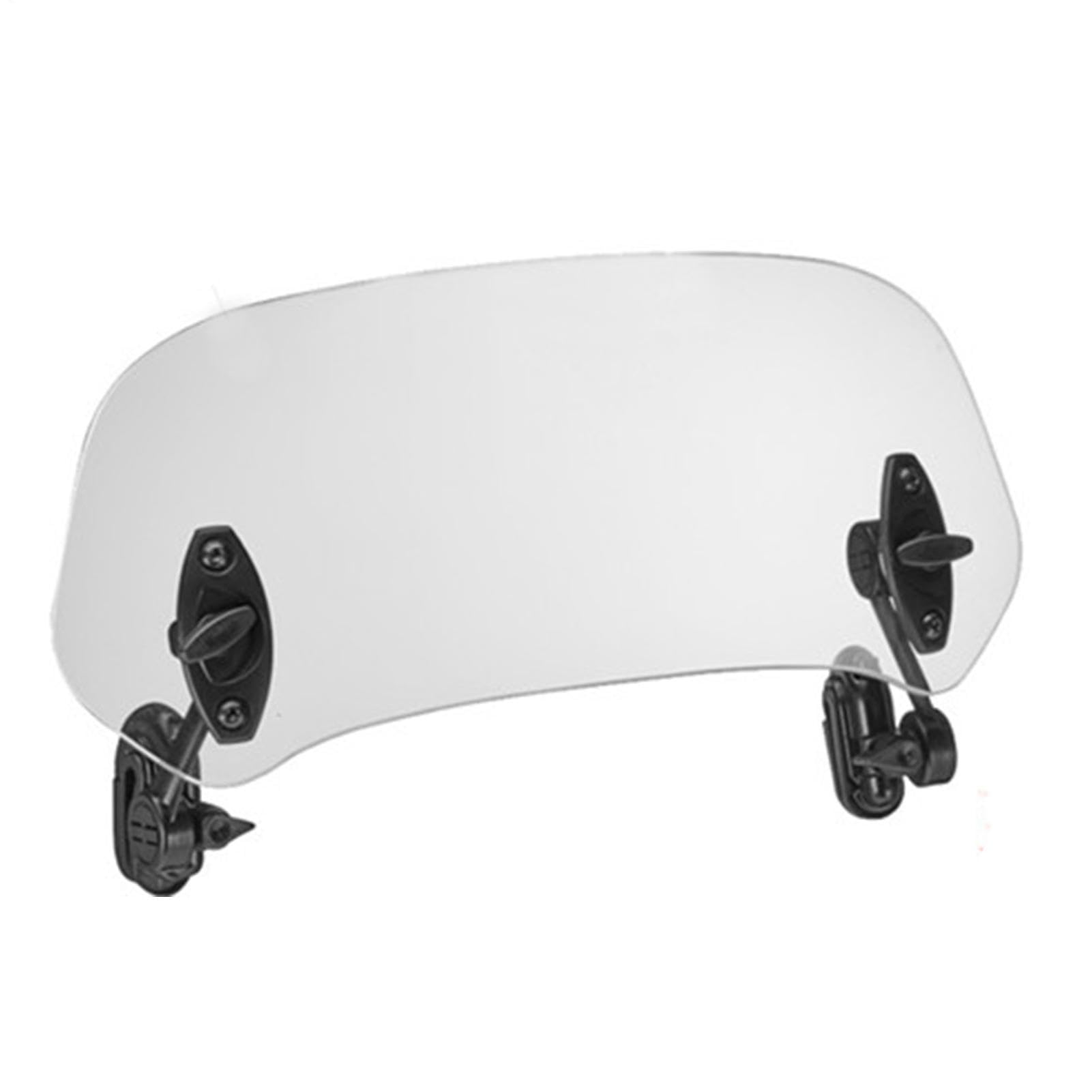 Deflector de viento para parabrisas de motocicleta con clip ajustable de protección 8