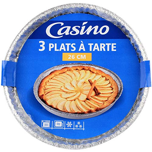 Casino - Pirofila per torta, in alluminio, set di 3