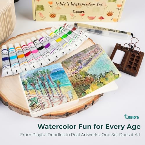 Tobios Watercolor Tubes – 12 Color Paint Refill Set, Student-Grade Travel by Tobios - Used condition - Image 6