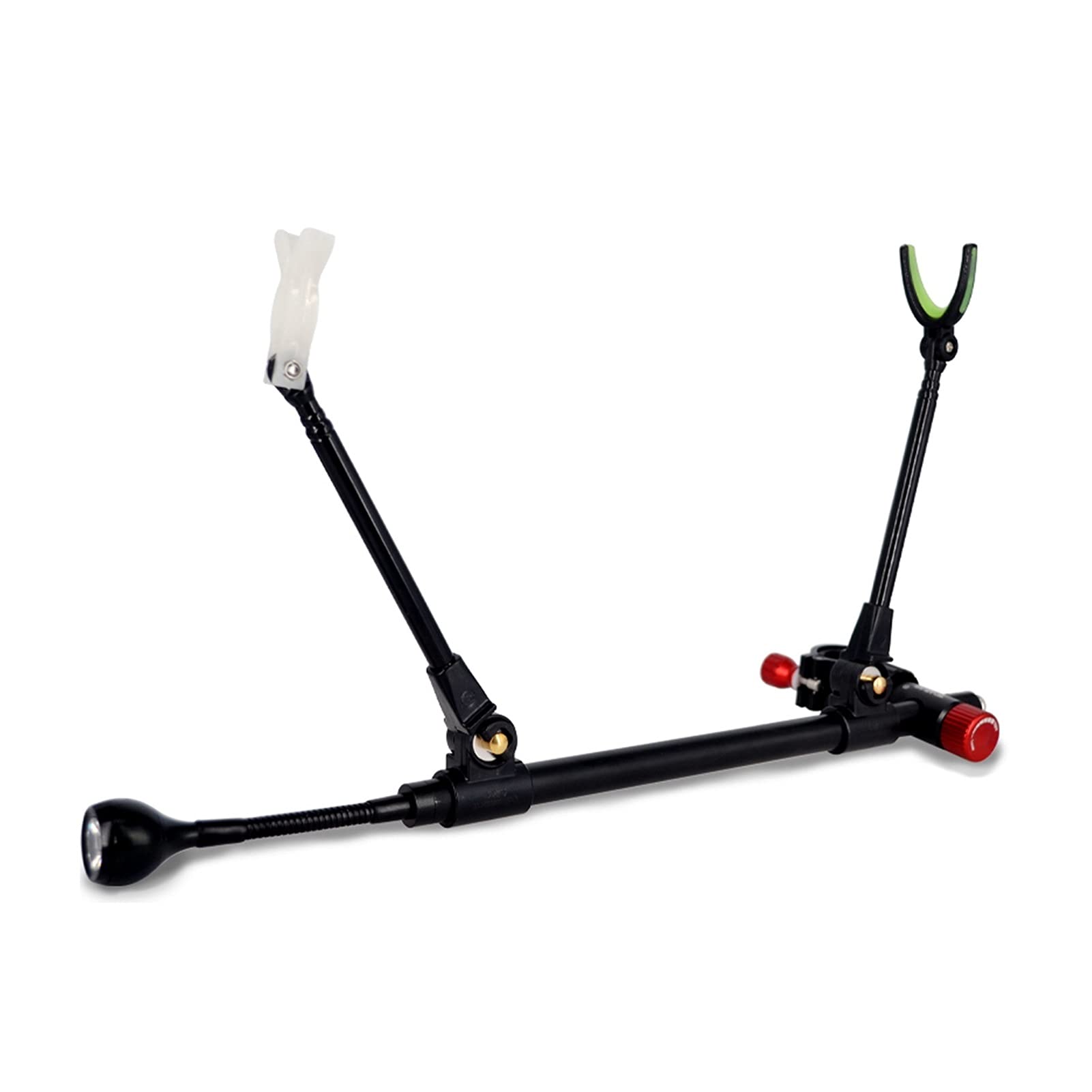 TOMYEUS Tripode Pesca Soporte de Pesca de la balsa de aleación de Aluminio Pesca de la Noche Pesca multifunción Sombrero de la Silla de Pesca Soporte Soporte para cañas de Pescar