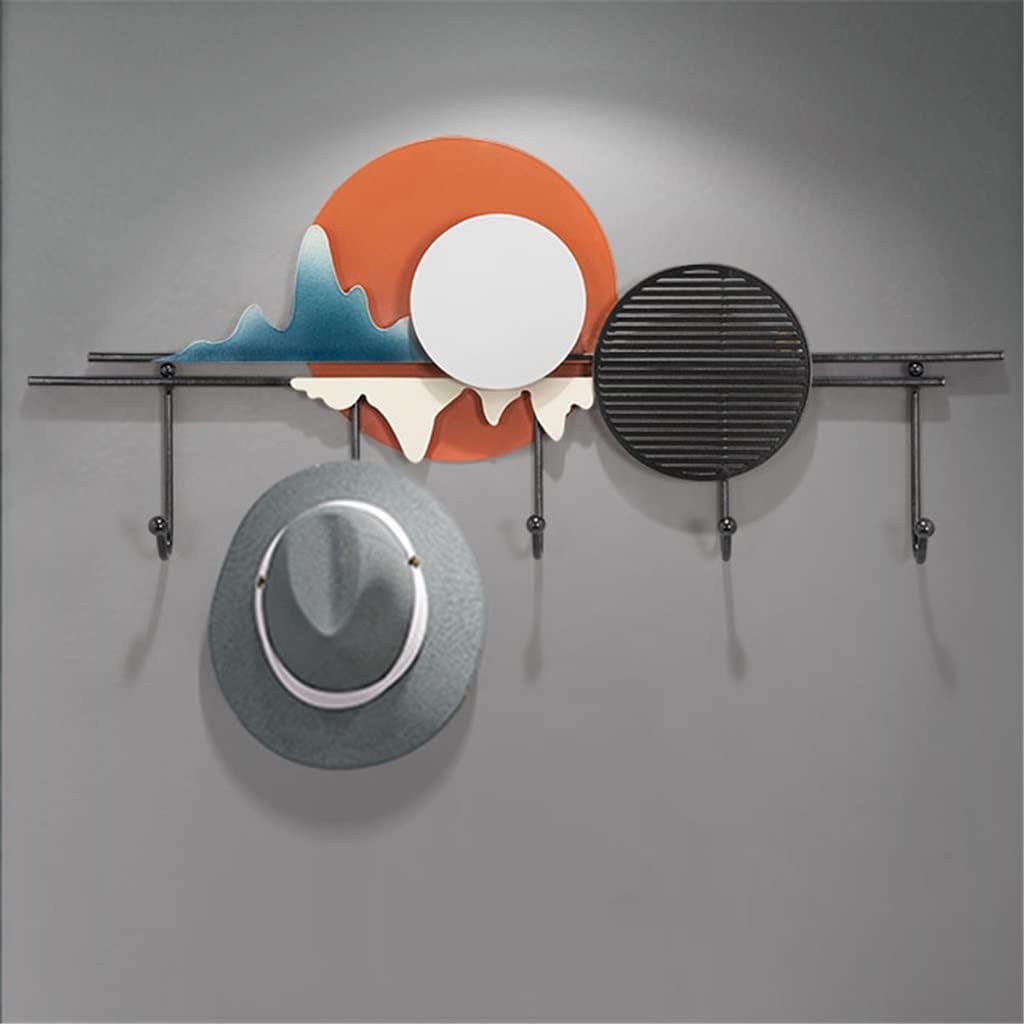 JSEIAJB Creative Coat Hooks Fashion Decoration Coat Hooks Minimalist Entrance Door Entrance Metal Hook