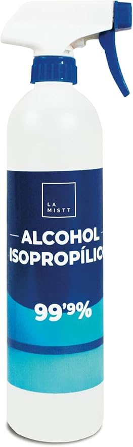 Alcohol Isopropílico 99,9% Puro en Spray 1000 ml para Limpieza Profesional