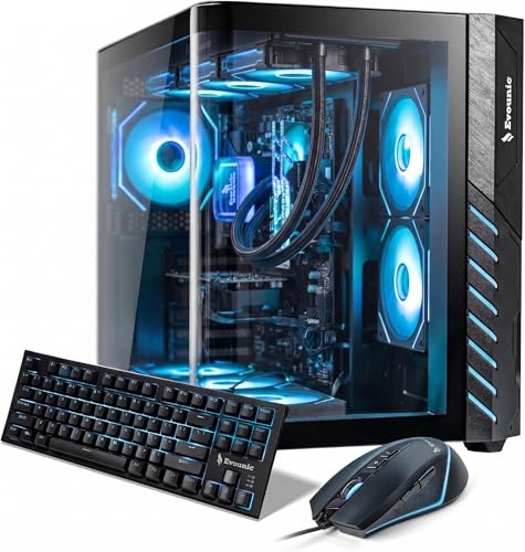 Liquid Cooling Gaming PC Desktop Computer,i7-12700KF Up to 5.0GHz,GeForce RTX 5060, 32GB DDR4 RAM with RGB Lighting,1TB NVMe SSD,650W PSU,Win 11 Pro,Prebuilt PC for AAA Gaming, Streaming