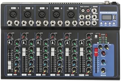 Bluetooth Portable Audio Mixer Sound Mixing Console MP3 Jack for ... - Portable Mixing Board Uk
