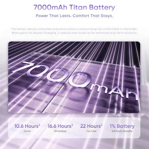 Image of realme 16 Pro 5G Smartphone 8+256GB Orchid Purple, 144Hz AMOLED Display, 7000mAh Battery, 80W SuperVOOC, 200MP Primary Camera 50MP Front Camera, MediaTek 7300-Max Processor, IP69