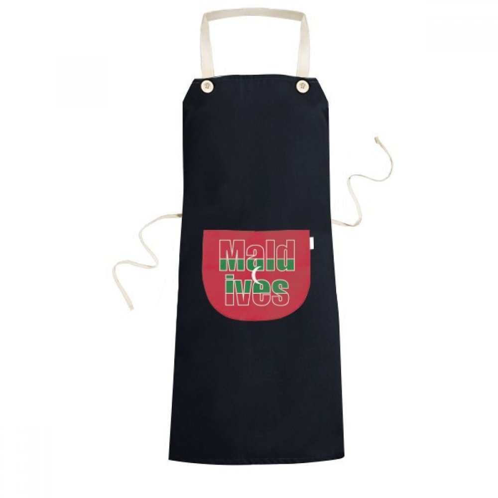 Tablier Maldives cuisine de chef à la maison avec poche