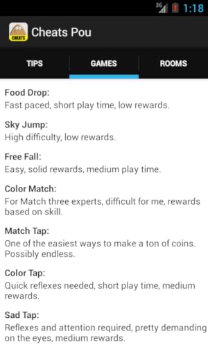 Pou Cheats Guide