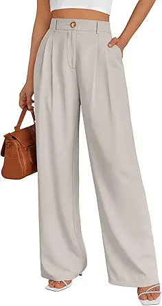 LILLUSORY Wide Leg Dress Pants Women's High Waisted Dressy Trousers