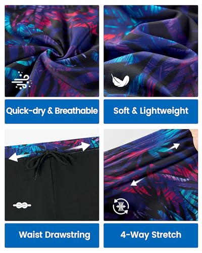 Image of Angel season Swim Jammers for Men Square Leg Swimsuit Athletic Training Quick Dry Chlorine Resistant Mens Swim Briefs