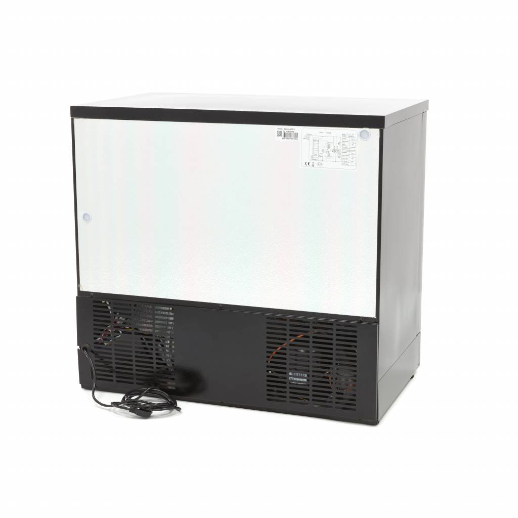 Maxima Kitchen Equipment Deluxe Bar Cooler/Display/Raffreddatore per bottiglia 2 Porte scorrevoli