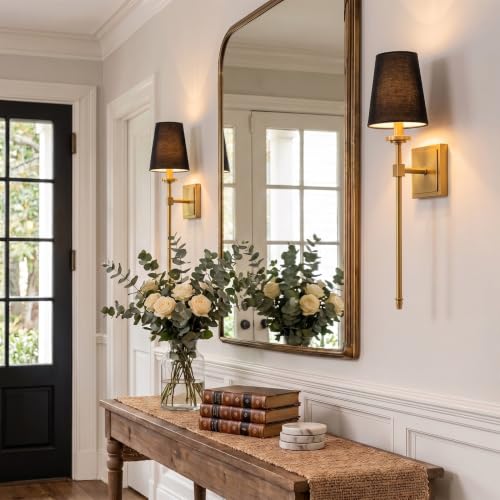 Image of Kira Home Torche 20 inch Mid Century Modern Wall Sconce for Bathroom Vanity