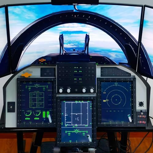 Image of Flight Simulator Controller, ACP 3-in-1 Integrated Control Panel for PC Flight Simulators, Compatible with JF-17, F /A-18 F16 in DC-S