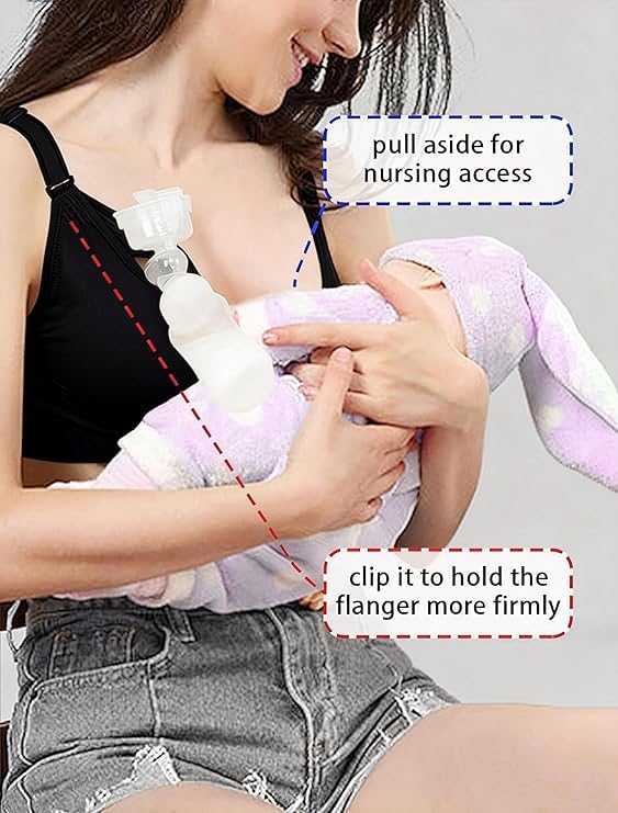 Image of iloveSIA Nursing Bras for Mom Breastfeeding, Seamless Supportive Sleep Bra for Maternity Postpartum S-2XL 3Pack