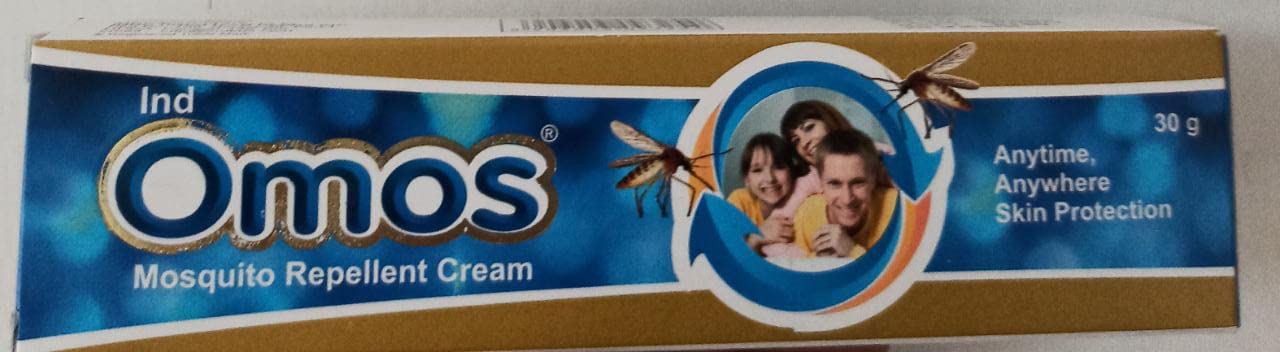 BLUEKITES Ayurvedic Squitto Cream, Mosquito Repellent Cream (Pack Of 5, 30Gm)