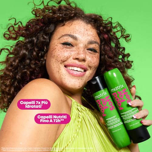 Matrix, Balsamo Idratante Per Capelli Secchi, Chioma Effetto Seta, Con Olio Di Avocado E Acido Ialuronico, Food For Soft, 300 Ml - 5