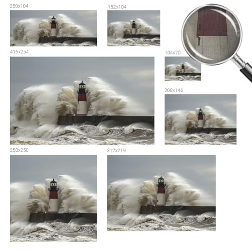 Décor mural adhésif vagues de la mer pour décoration intérieure moderne