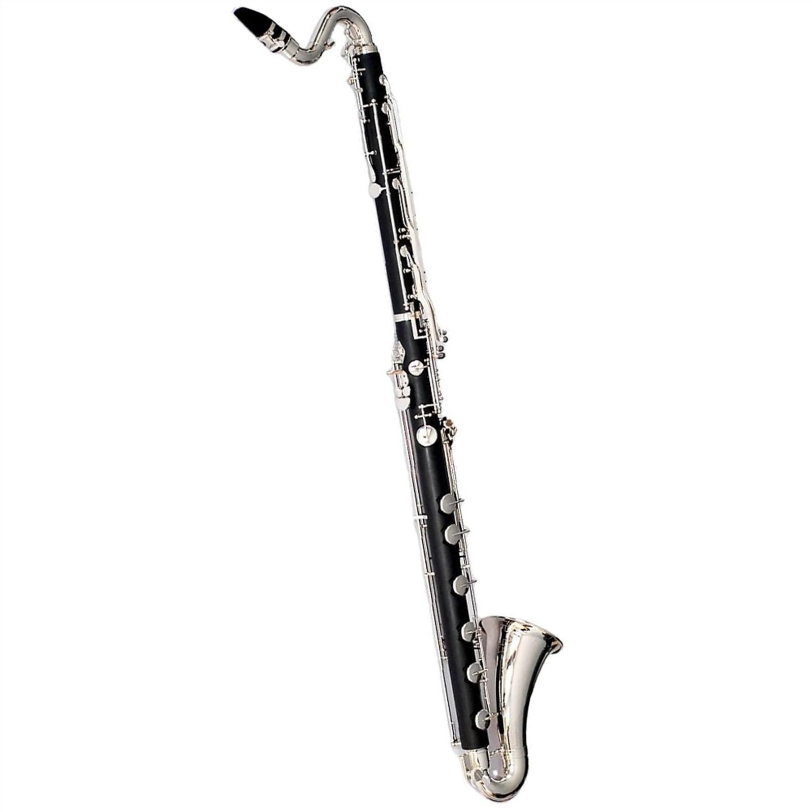 Początkujących Klarnet Klarnet Niskie C Klarnet Basowy Nikiel Srebrny Niklowany Trwały Instrument Klarnetowy