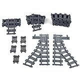 lego city zug kreuzung Enthält: 5 x Flexible Schienen, 16 x gekrümmte Schienen, 4 x gerade Schienen, 1x gegabelt.