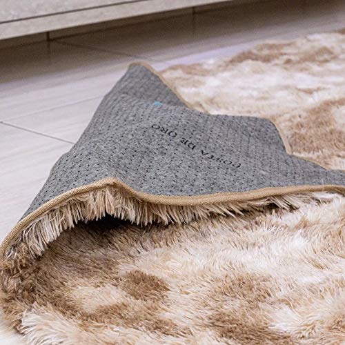 Tapete Sala, Quarto Peludo Felpudo Macio e Luxuoso 2,00m x 2,50m – Bege/Marrom.