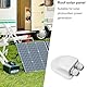 Dachdurchführung IP68, IP68 Kabeldurchführung, Solar Kabeldurchführung, Solar-Kabelkanal, für Solarinstallation Wohnmobile Solar Komplettset Camping WohnwagenSolar Kabeldurchführung, Weiß