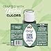 ENCO Natural Food Coloring Gel No artifitial dyes - Vibrant colors for Icing, Buttercream, Fondant (1.41 Ounce (Pack of 1), Green)