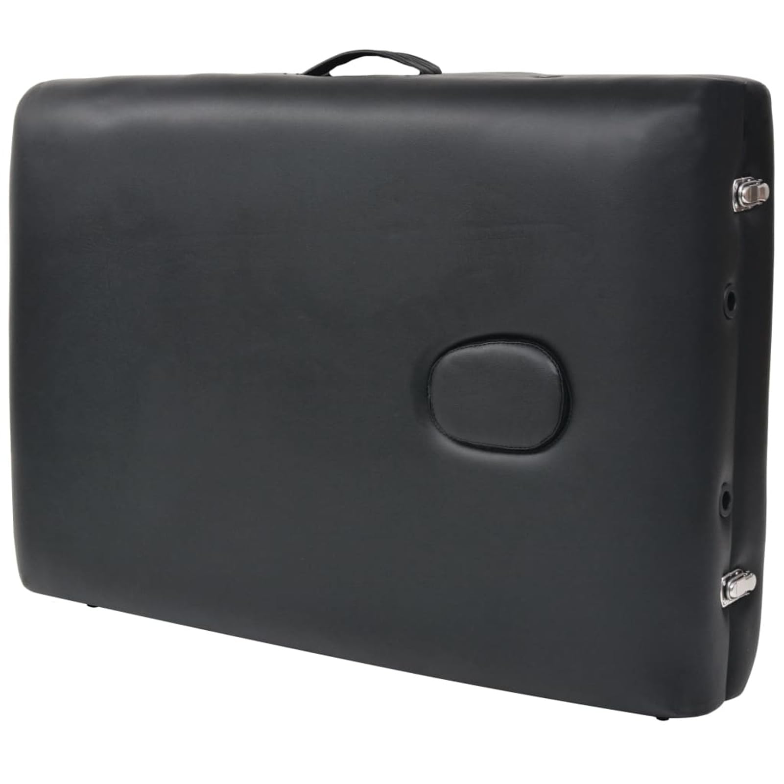 GuyAna Lettino da Massaggio 2 Zone Pieghevole Spessore 10 cm Nero,Salute e Bellezza,Cura della persona,Massaggi e relax,Poltrone da massaggio(SPU:110151)