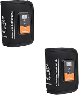 Toyvian 2 Pçs USB Saco De Leite Quente Carro Comida Garrafa De Amamentação Garrafa De Leite Portátil Quente Caneca De Viagem Aquecedor De Leite Portátil Aquecedor De Garrafa De Leite