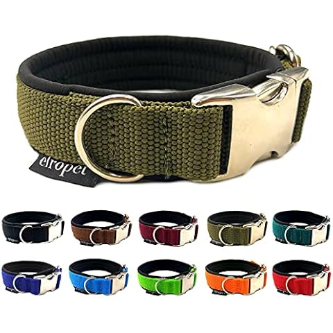 Hundehalsband Softshell unterlegt verstellbar für kleine Hunde & große Hunde S Cover