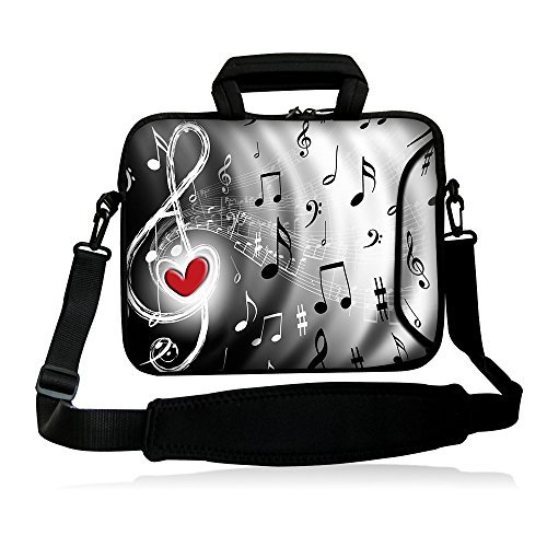 iColor 15" Laptop Shoulder Bag 14.1" 14.2" 15.6" Inch Neoprene Laptop Messenger Bag