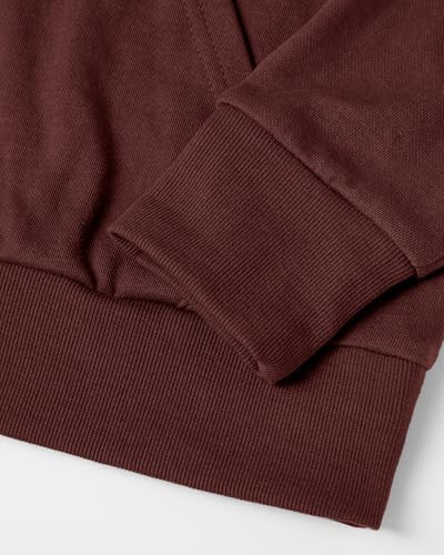 Image of GIVON Womens Casual Zip Up Hoodie Cotton Blend Soft Fabric Basic Layering Hooded Jacket with Kangaroo Pocket