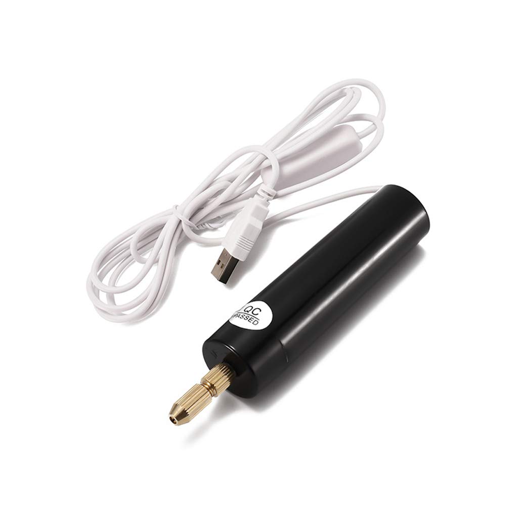 Mini Elettrico Trapano Manuale 5V USB per Gioielli Artigianato Legno Kit Utensili