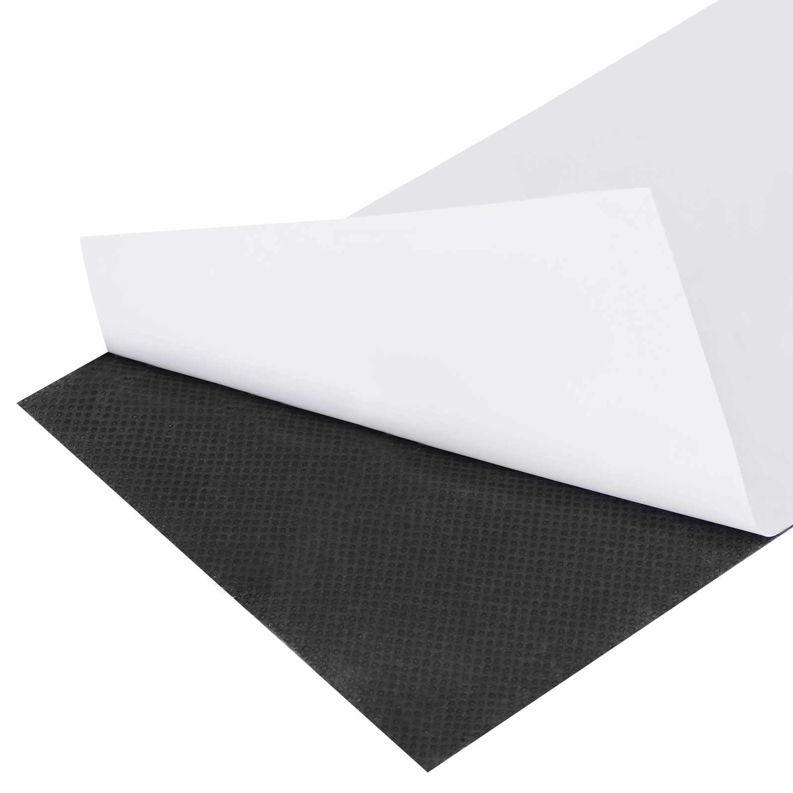 Mangloder Nastro autoadesivo per prato artificiale, nero, 15 cm x 10 m, in tessuto non tessuto, nastro biadesivo per balcone, giardino e terrazza, nastro di montaggio ritagliabile per superfici lisce