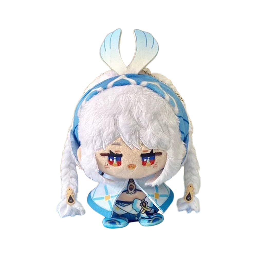 Anjinguang Anime Furina Plush Figure 12cm Lynette/Citlali/Yae Miko/Hu Tao Soft Stuffed Mini Hug Pillow Wallet Pendant Schoolbag Accessories