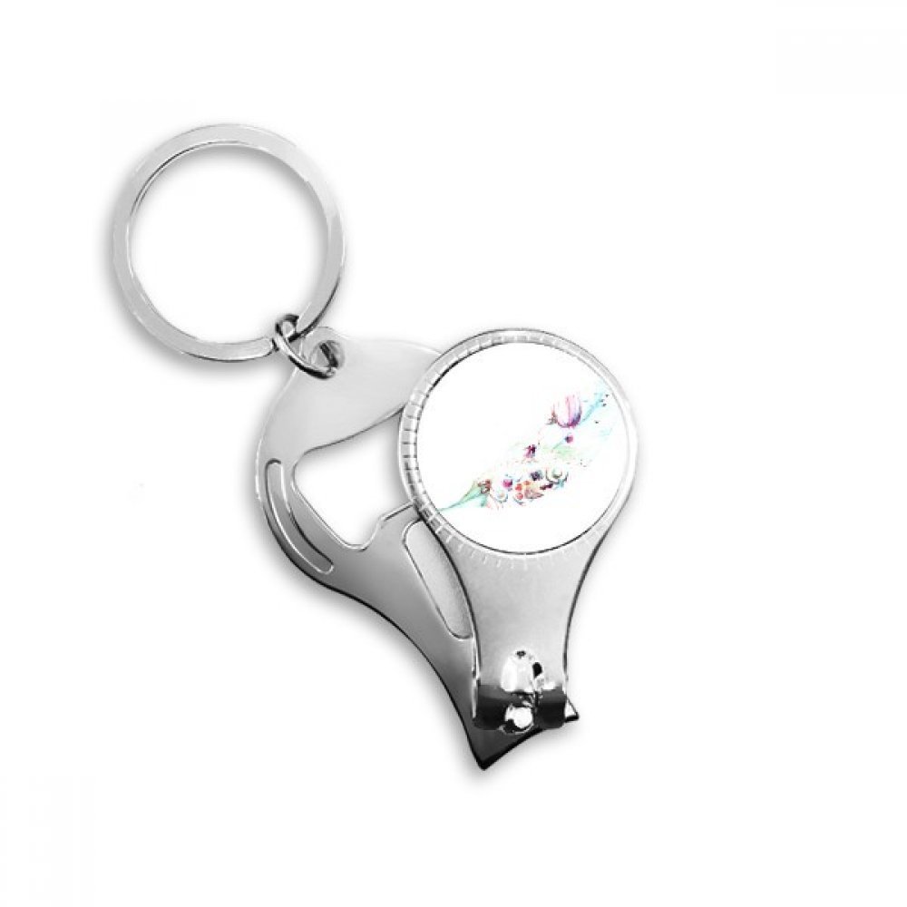 Décapsuleur porte-clés aquarelle, une idée cadeau originale pour vos proches