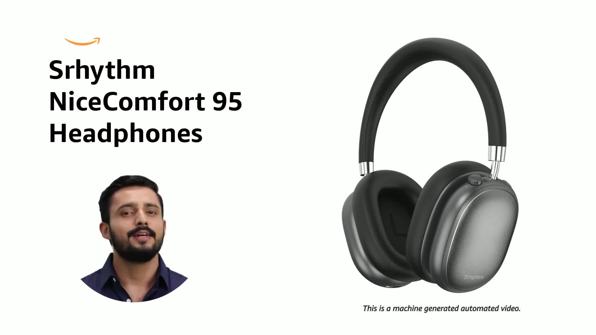Srhythm NiceComfort 95 Hybrid Noise Cancelling Headphone Wireless