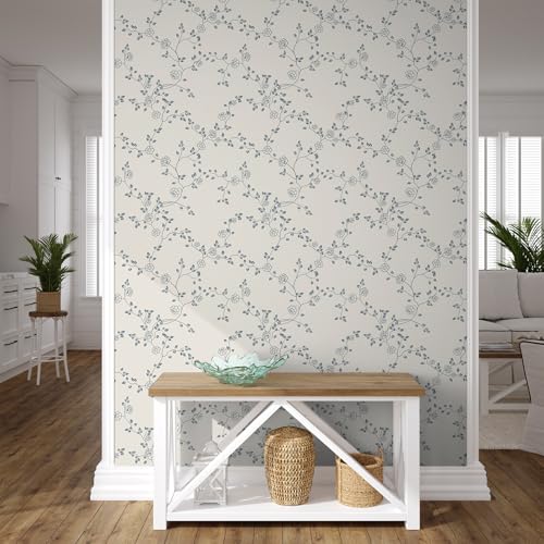 Papel de pared rústico botánico de alta durabilidad para salón 7