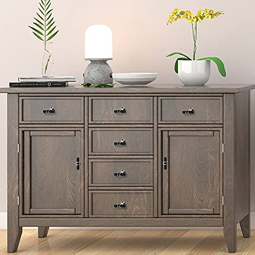 Dreneco 2 Pack Drawer Knobs - Zinc Alloy Cabinet Knobs T Bar Handles (Single Hole, Black+Chrome) - Image 4